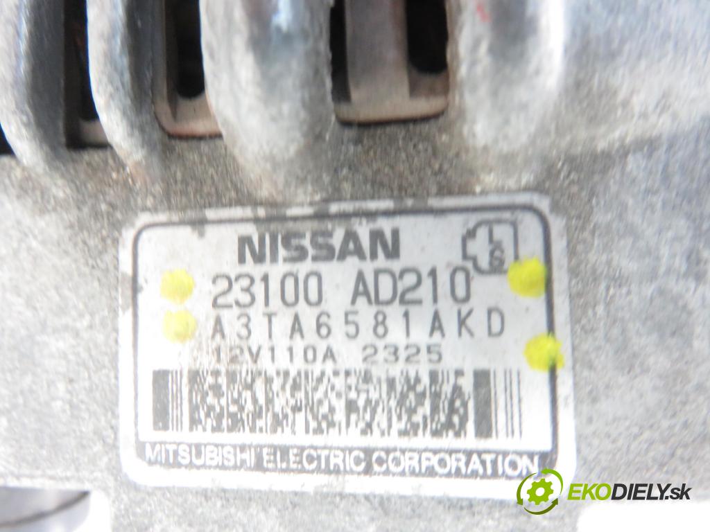 NISSAN PRIMERA (P12) KOMBI 2003 102,00 2.2 dCi 2184,00 Alternátor 23100AD210 ; A3TA6581AKD (Alternátory)