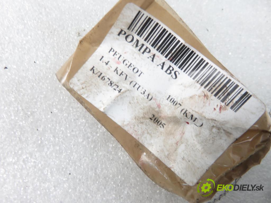 PEUGEOT 1007 (KM_) HB 2005 0,00 1.4 - KFV (TU3A) 1360,00 Pumpa ABS 9654777580 ; 10096011543 (Pumpy ABS)