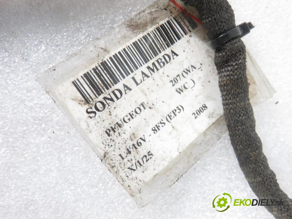 PEUGEOT 207 (WA_, WC_) HB 2008 70,00 1.4 16v VTI 95 - 8FS 1397,00 sonda lambda 0258017113 ; 756095701 (Lambda sondy)