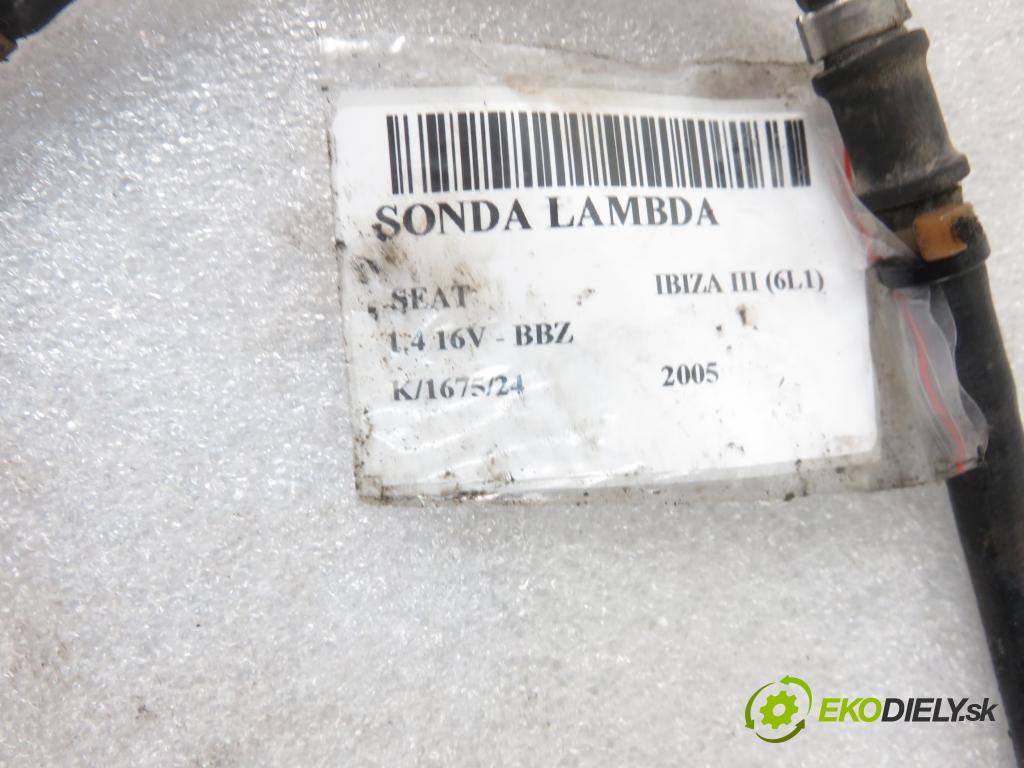 SEAT IBIZA III (6L1) HB 2005 74,00 1.4 16V - BBZ 1390,00 sonda lambda LZA11V2 (Lambda sondy)