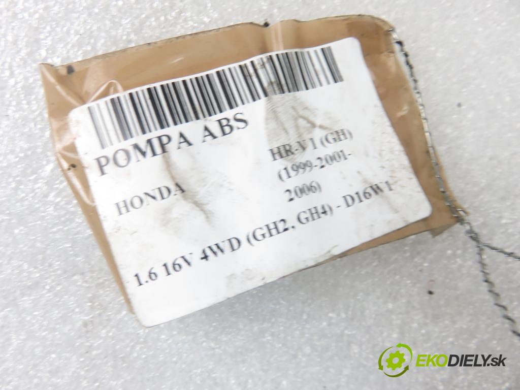 HONDA HR-V (GH) CROSSOVER 2001 77,00 1.6 16V 4WD (GH2, GH4) - D16W1 1590,00 Pumpa ABS 9759A409800101 ; X2T34575T (Pumpy ABS)