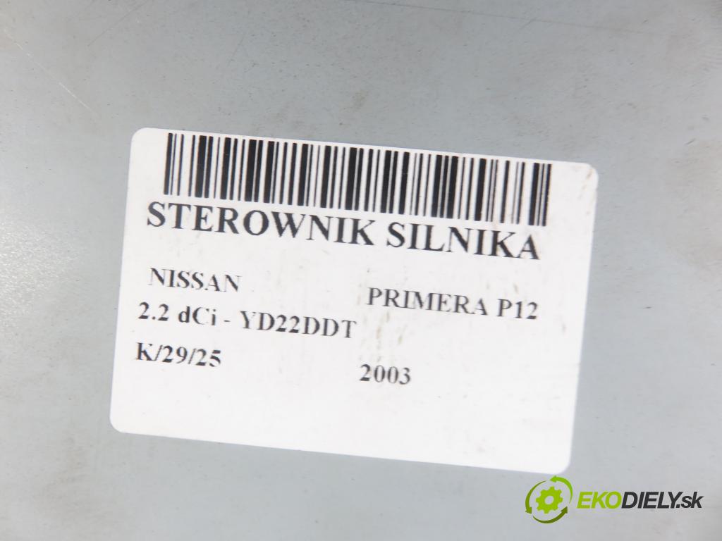 NISSAN PRIMERA (P12) KOMBI 2003 102,00 2.2 dCi 2184,00 Riadiaca jednotka Motor 2758002193 ; 23710AW402
