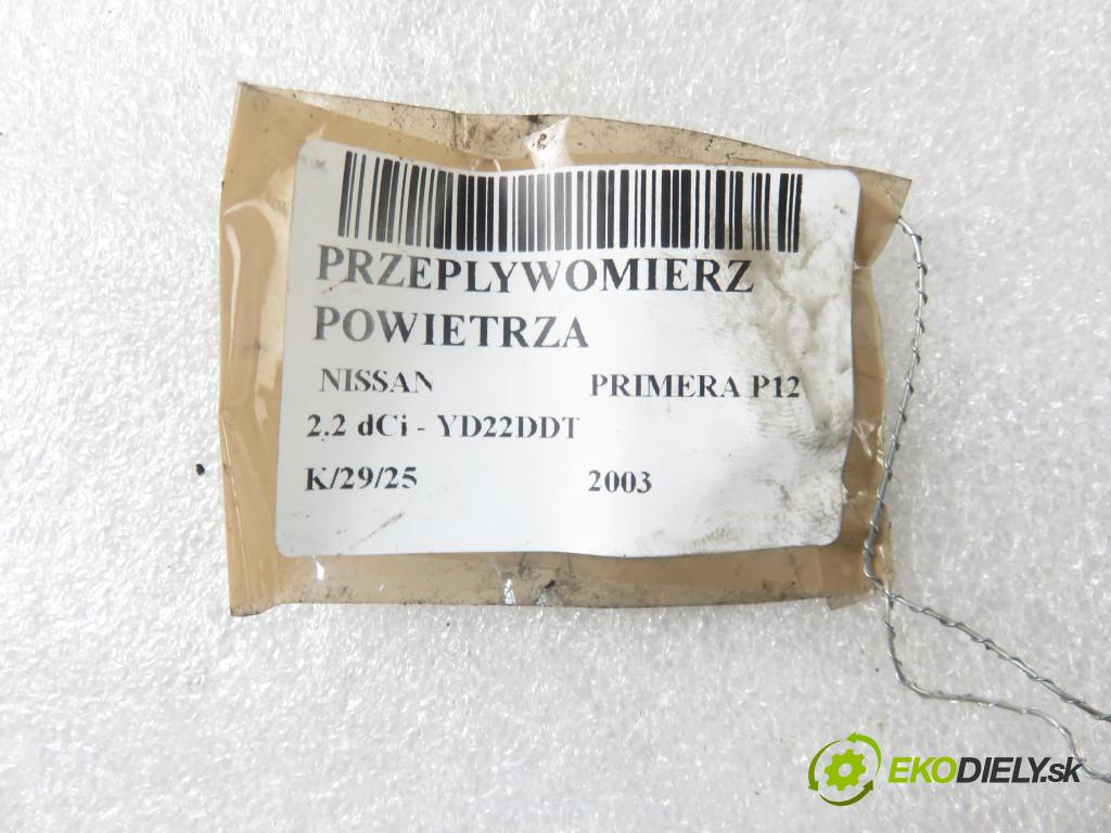 NISSAN PRIMERA (P12) KOMBI 2003 102,00 2.2 dCi 2184,00 váha vzduchu vzduchu 226807S000