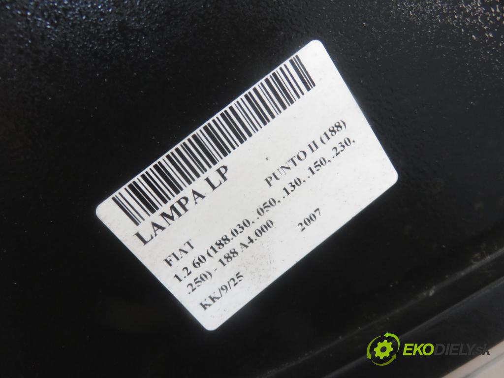 FIAT PUNTO (188_) HB 2007 44,00 1.2 60 - 188 A4.000 1242,00 Svetlo LP