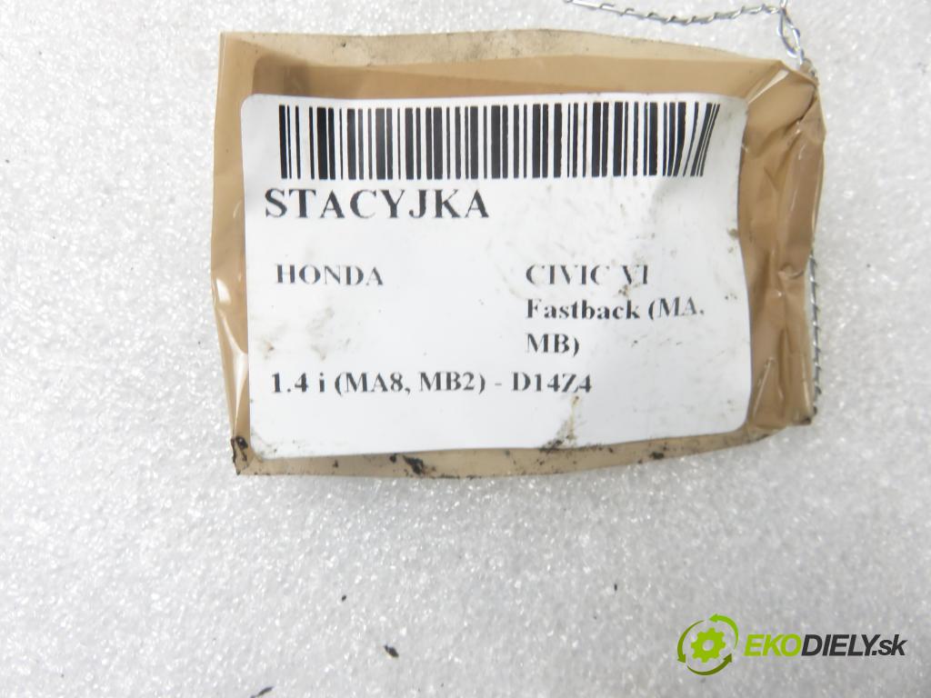 HONDA CIVIC VI Fastback (MA, MB) LIFTBACK 1999 66,00 1.4 i (MA8, MB2) - D14Z4 1396,00 spinačka C57901 (Spínacie skrinky a kľúče)