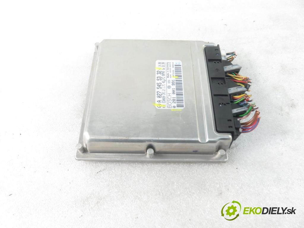 MERCEDES-BENZ KLASA A (W168) HB 1998 44,00 A 160 CDI (168.007) - OM 668.941 1689,00 Riadiaca jednotka Motor A0275455332 ; 0281001991
