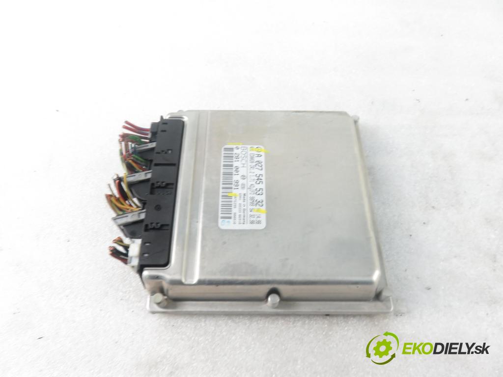 MERCEDES-BENZ KLASA A (W168) HB 1998 44,00 A 160 CDI (168.007) - OM 668.941 1689,00 Riadiaca jednotka Motor A0275455332 ; 0281001991