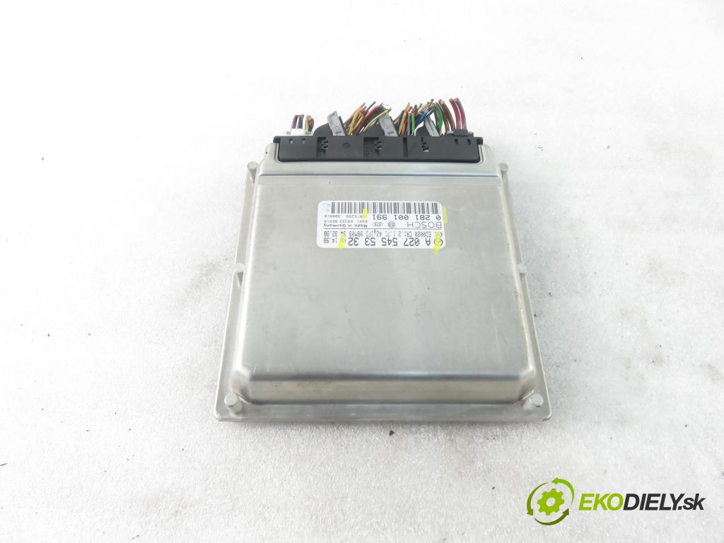 MERCEDES-BENZ KLASA A (W168) HB 1998 44,00 A 160 CDI (168.007) - OM 668.941 1689,00 Riadiaca jednotka Motor A0275455332 ; 0281001991