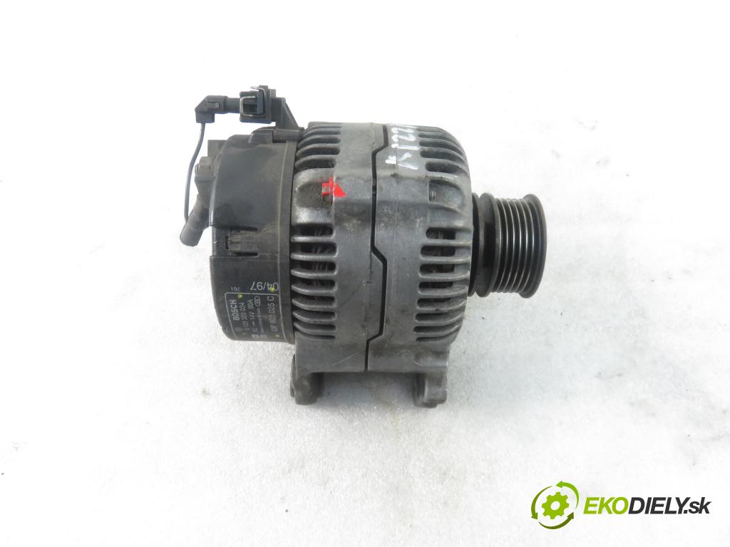 AUDI A3 (8L1) HB 1997 74,00 1.6 - AKL 1595,00 Alternátor 0123320034 ; 037903025C (Alternátory)