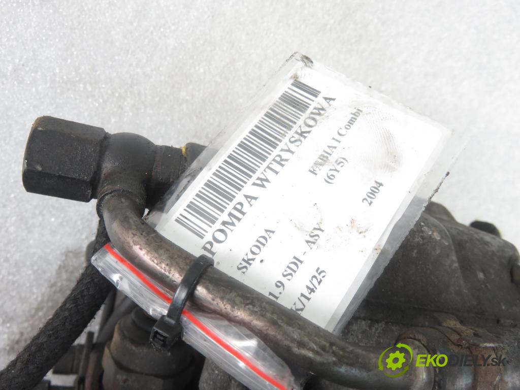 SKODA FABIA I Combi (6Y5) KOMBI 2004 47,00 1.9 SDI 64 - ASY 1896,00 Pumpa vstrekovacia 038130107B ; 0460404972 (Vstrekovacie čerpadlá)