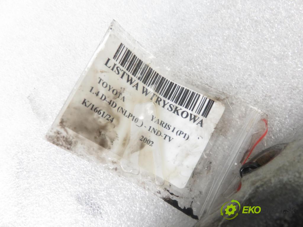 TOYOTA YARIS (_P1_) HB 2002 55,00 1.4 D-4D (NLP10_) - 1ND-TV 1364,00 Lišta vstrekovacia 0445214032 ; 0281002507 ; 028002521 (Vstrekovacie lišty)