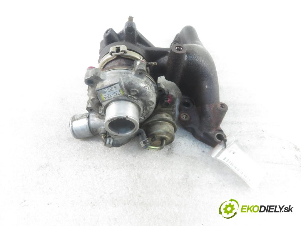 TOYOTA YARIS (_P1_) HB 2002 55,00 1.4 D-4D (NLP10_) - 1ND-TV 1364,00 RYCHLONABÍJEČKA: 1720133010 (Turbodúchadla (kompletní))