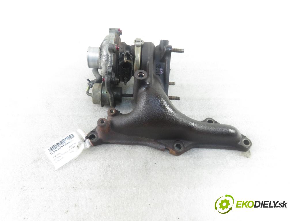 TOYOTA YARIS (_P1_) HB 2002 55,00 1.4 D-4D (NLP10_) - 1ND-TV 1364,00 RYCHLONABÍJEČKA: 1720133010 (Turbodúchadla (kompletní))