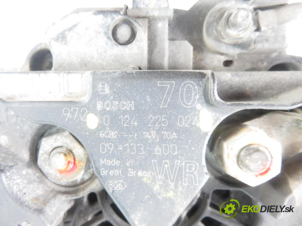OPEL ASTRA G sedan (T98) SEDAN 1999 74,00 1.6 16V - X 16 XEL 1598,00 Alternátor 0124225024 (Alternátory)