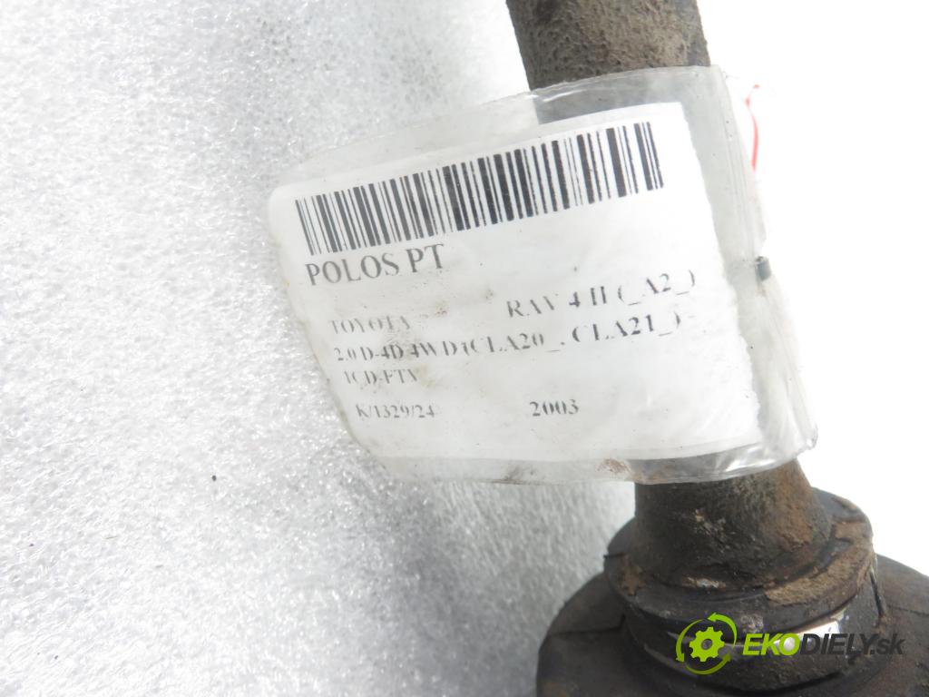 TOYOTA RAV 4 II (_A2_) SUV 2003 85,00 2.0 D-4D 4WD 116 - 1CD-FTV 1995,00 Poloos pravé zadné