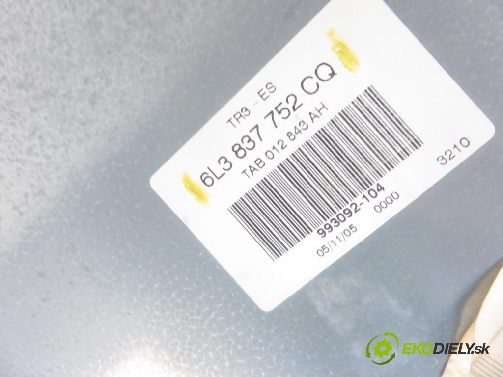 SEAT IBIZA III (6L1) HB 2005 74,00 1.4 16V - BBZ 1390,00 mechanismus oken PPE 3D 6L3837752CQ