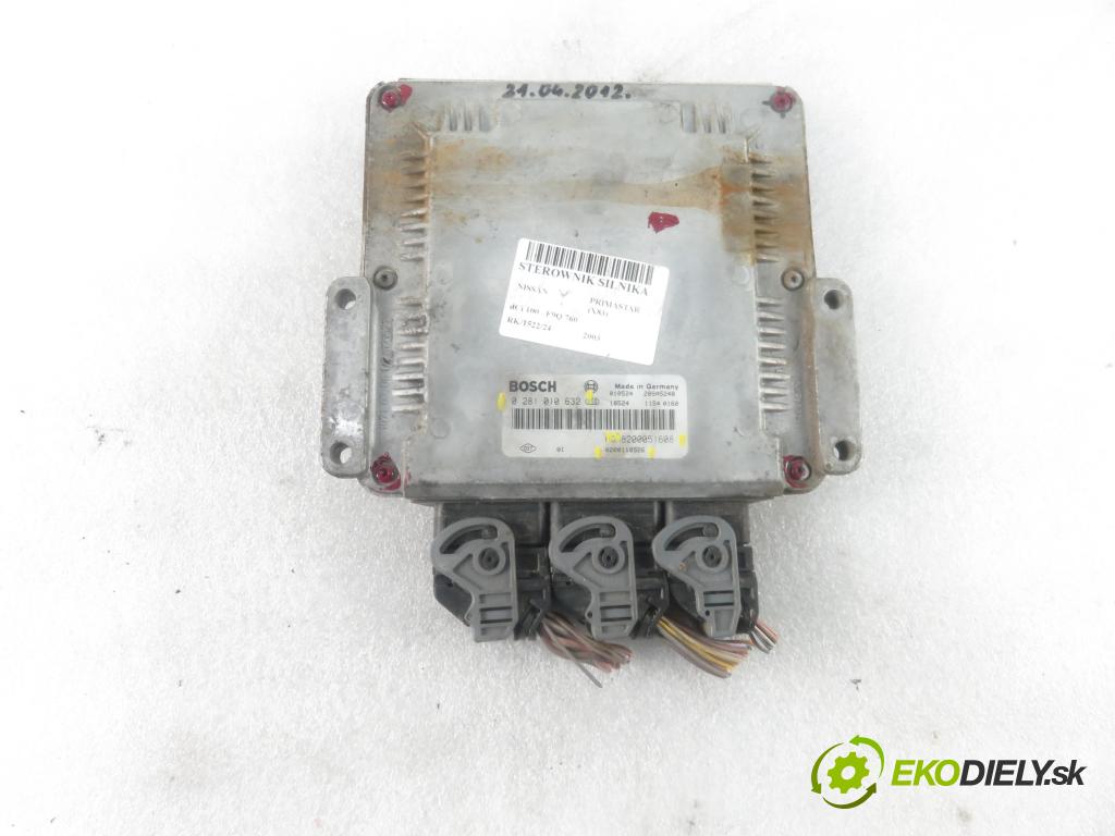 NISSAN PRIMASTAR Autobus (X83) BUS 2003 74,00 1.9 dCi 100 - F9Q 760 1870,00 Riadiaca jednotka Motor 8200051608 ; 8200118526 ; 0281010632