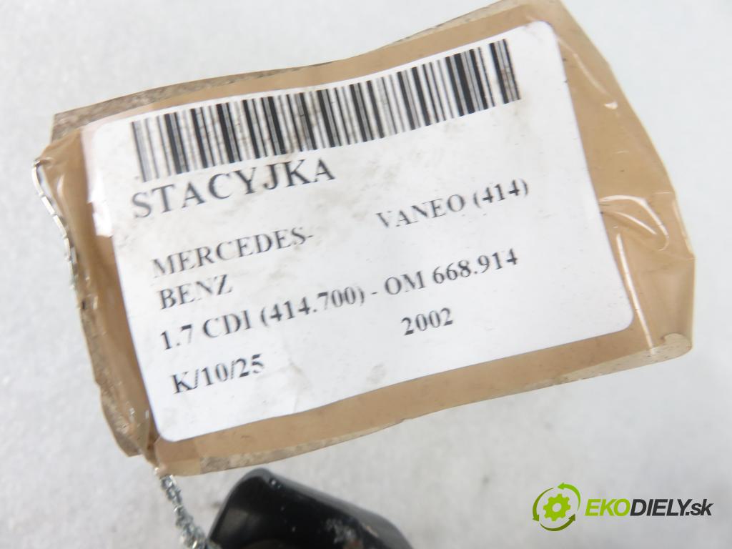 MERCEDES-BENZ VANEO (414) MINIVAN 2002 67,00 1.7 CDI (414.700) - OM 668.914 1689,00 Hriadeľ, tyč volantu A1684620184 (Tyče riadenia (volantu))