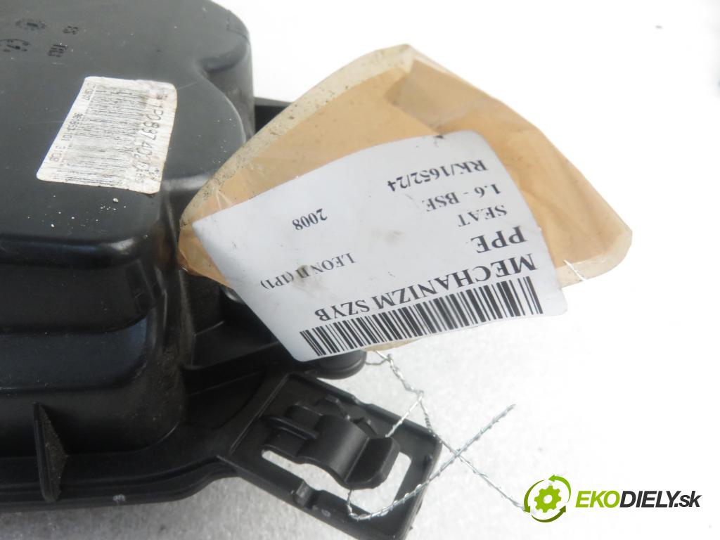 SEAT LEON (1P1) HB 2008 75,00 1.6 - BSE 1595,00 mechanismus oken PPE 1P0837402D ; 1P0867436 ; 1T0959702F