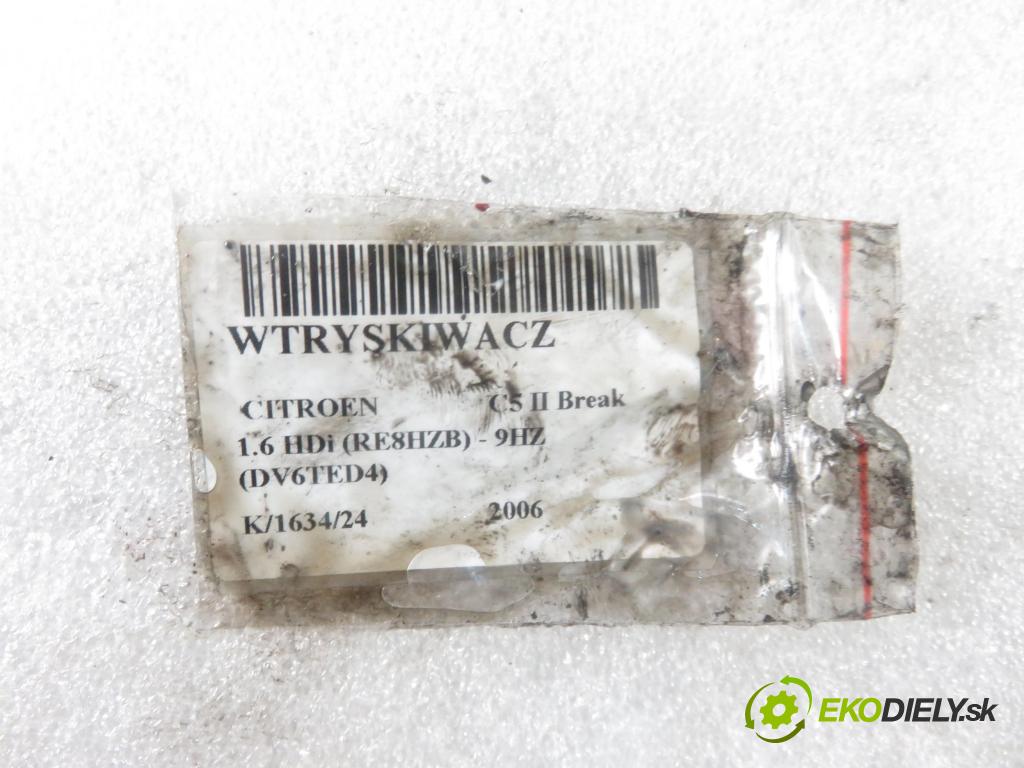CITROEN C5 II Break (RE_) KOMBI 2006 80,00 1.6 HDi (RE8HZB) - 9HZ (DV6TED4) 1560,00 vstrekovač 0445110259 (Vstrekovače)