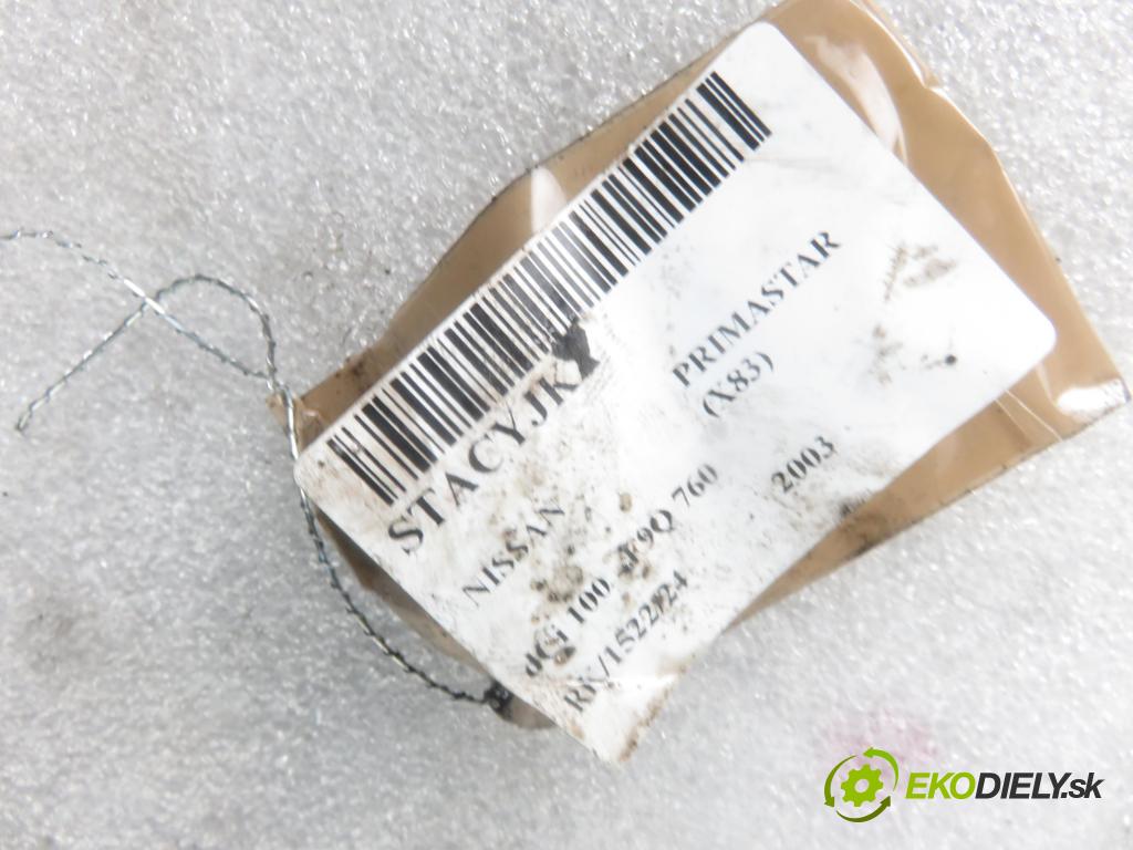 NISSAN PRIMASTAR Autobus (X83) BUS 2003 74,00 1.9 dCi 100 - F9Q 760 1870,00 spinačka  (Spínacie skrinky a kľúče)