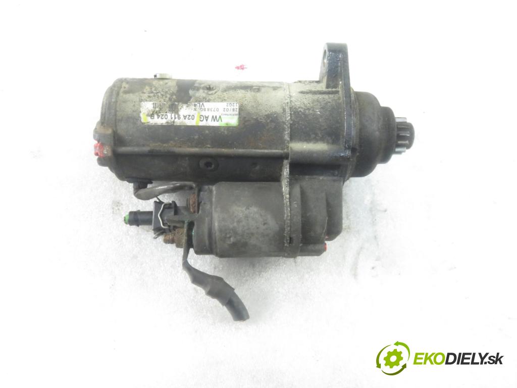 AUDI A3 (8L1) HB 2002 74,00 1.9 TDI - AXR 1896,00 Štartér 02A911024B (Štartéry)