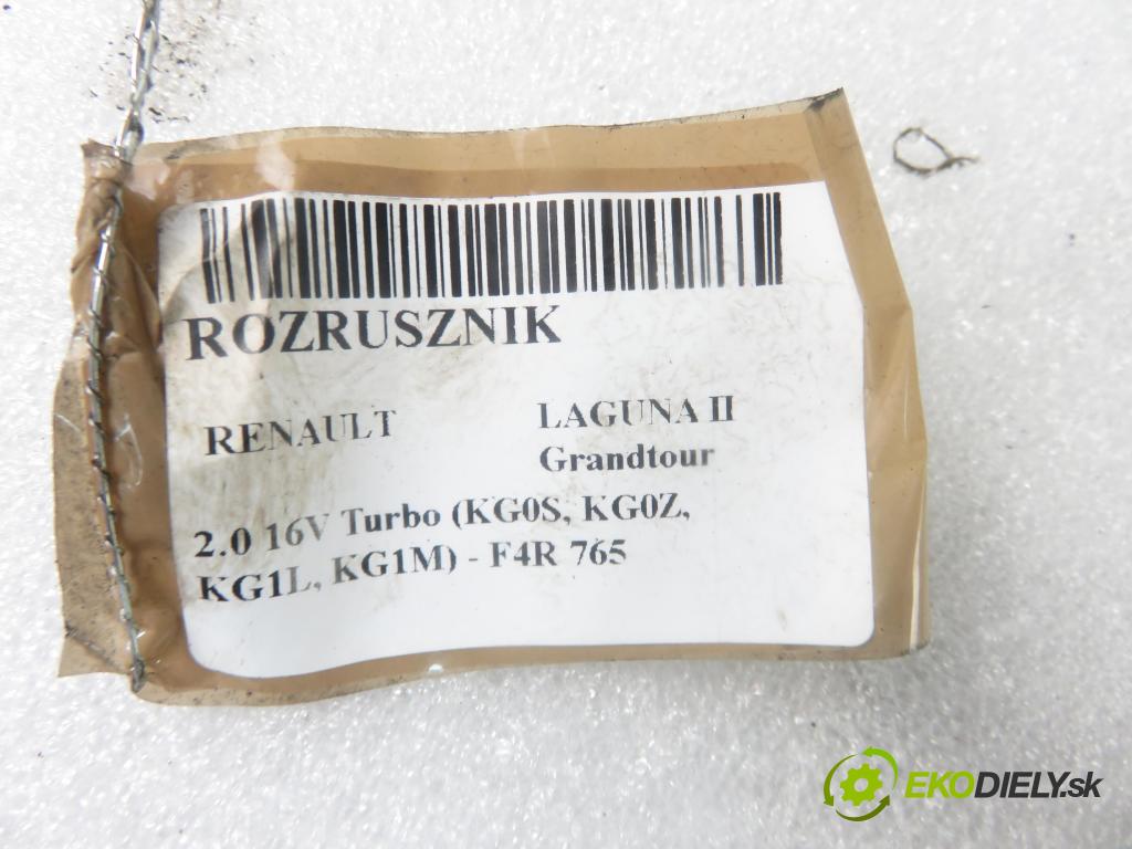 RENAULT LAGUNA II Grandtour (KG0/1_) KOMBI 2003 120,00 2.0 16V Turbo (KG0S, KG0Z, KG1L, KG1M) - F4R 764 1998,00 Štartér 0001106022 (Štartéry)