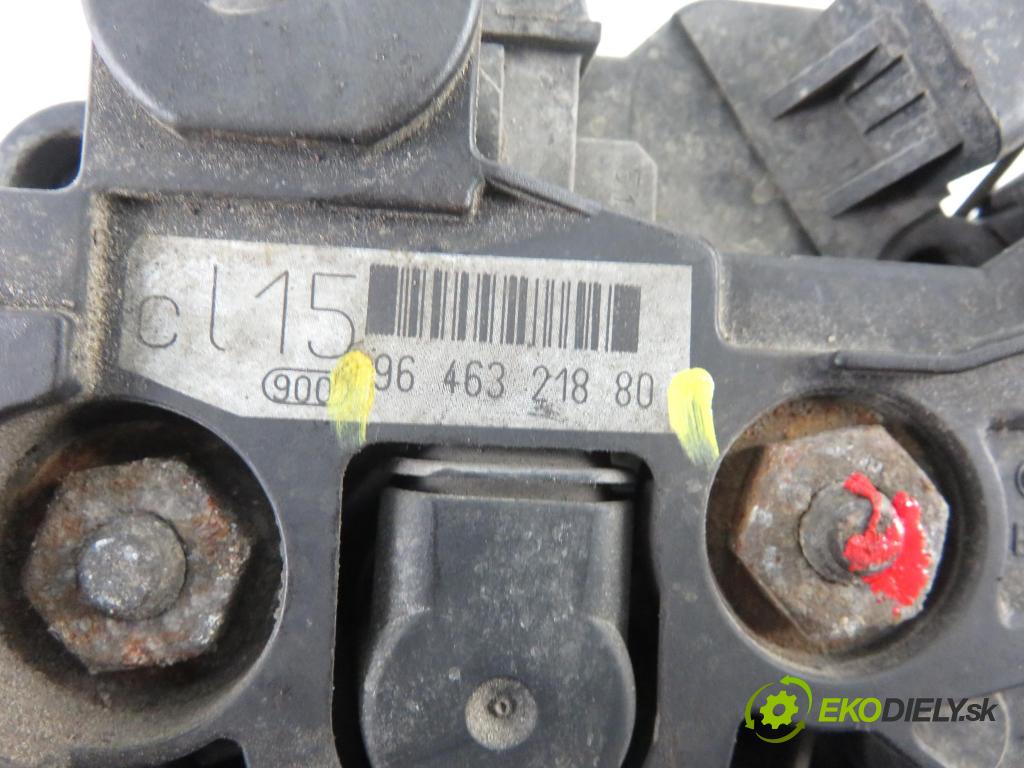 PEUGEOT 307 (3A/C) HB 2003 66,00 2.0 HDi 90 - RHY (DW10TD) 1997,00 Alternátor 9646321880 (Alternátory)