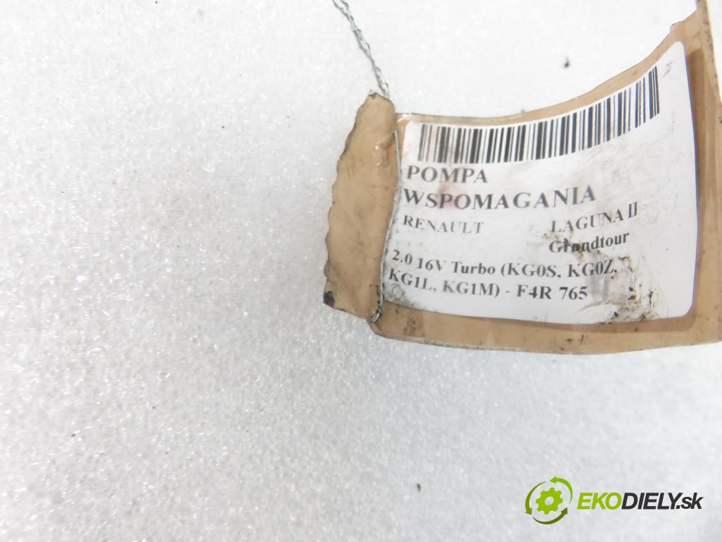RENAULT LAGUNA II Grandtour (KG0/1_) KOMBI 2003 120,00 2.0 16V Turbo (KG0S, KG0Z, KG1L, KG1M) - F4R 764 1998,00 Pumpa servočerpadlo 8200054528 (Servočerpadlá, pumpy riadenia)