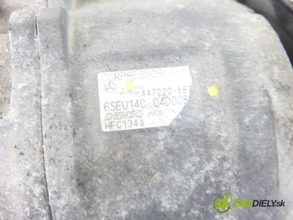 MERCEDES-BENZ VANEO (414) MINIVAN 2002 67,00 1.7 CDI (414.700) - OM 668.914 1689,00 KOMPRESOR: klimatizácie 4472208871 (Kompresory klimatizácie)