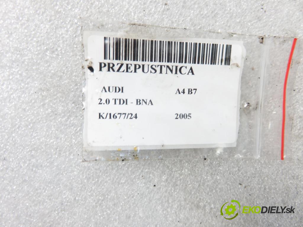 AUDI A4 (8EC, B7) SEDAN 2005 100,00 2.0 TDI - BNA 1968,00 Škrtiaca klapka 03G128063J ; A2C53099815 (Škrtiace klapky)