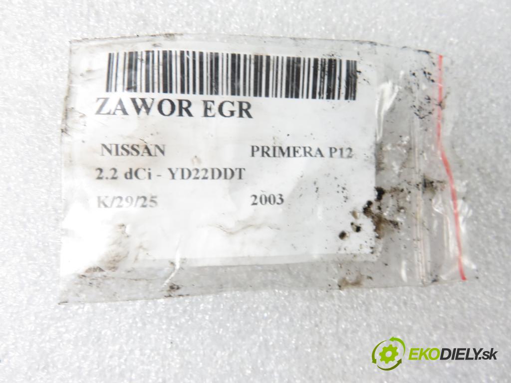NISSAN PRIMERA (P12) KOMBI 2003 102,00 2.2 dCi 2184,00 VENTIL: EGR