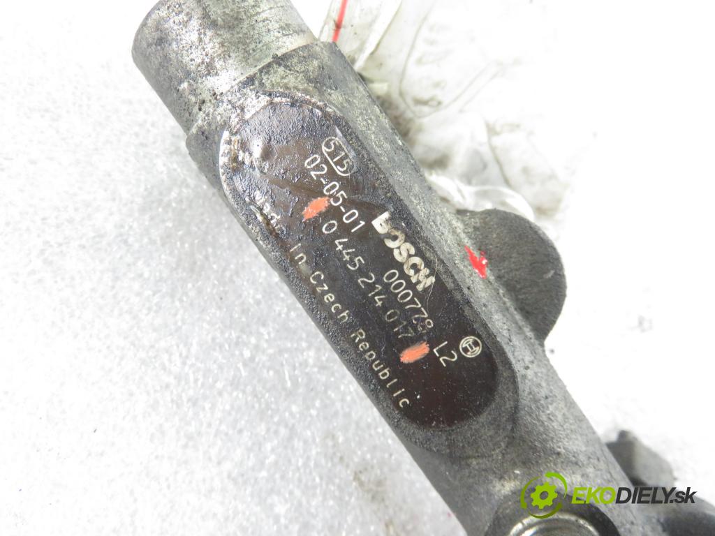 PEUGEOT 607 (9D, 9U) SEDAN 2003 98,00 2.2 HDI - 4HX (DW12TED4/FAP) 2179,00 Lišta vstrekovacia 0445214017 ; 0281002283 (Vstrekovacie lišty)