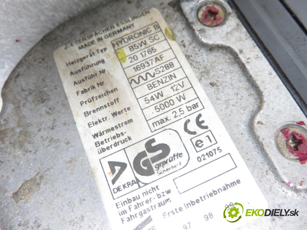 NISSAN TERRANO II (R20) TERENOWY 1995 91,00 2.4 i 12V 4WD 124 - KA24E 2389,00 Webasto B5WSC (Webasto ohřívače)