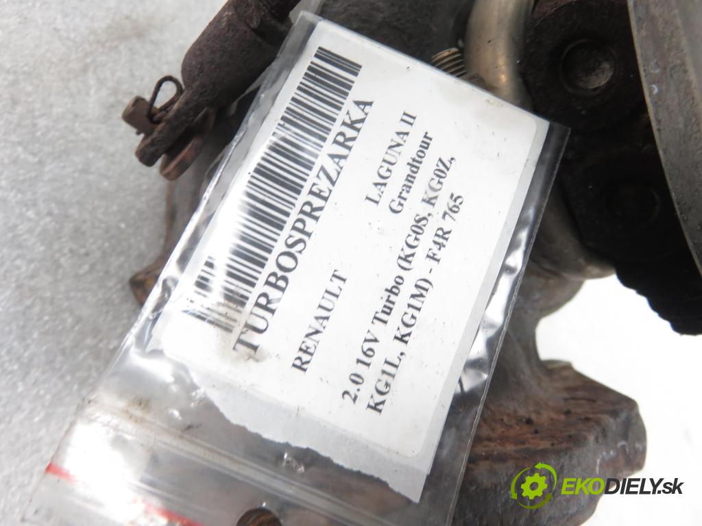 RENAULT LAGUNA II Grandtour (KG0/1_) KOMBI 2003 120,00 2.0 16V Turbo (KG0S, KG0Z, KG1L, KG1M) - F4R 764 1998,00 RYCHLONABÍJEČKA: 8200054417 ; 8200396687 (Turbodúchadla (kompletní))