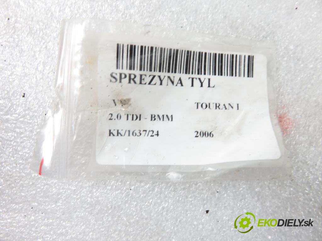 VW TOURAN (1T1, 1T2) MINIVAN 2006 103,00 2.0 TDI - BMM 1968,00 Pružina zadné