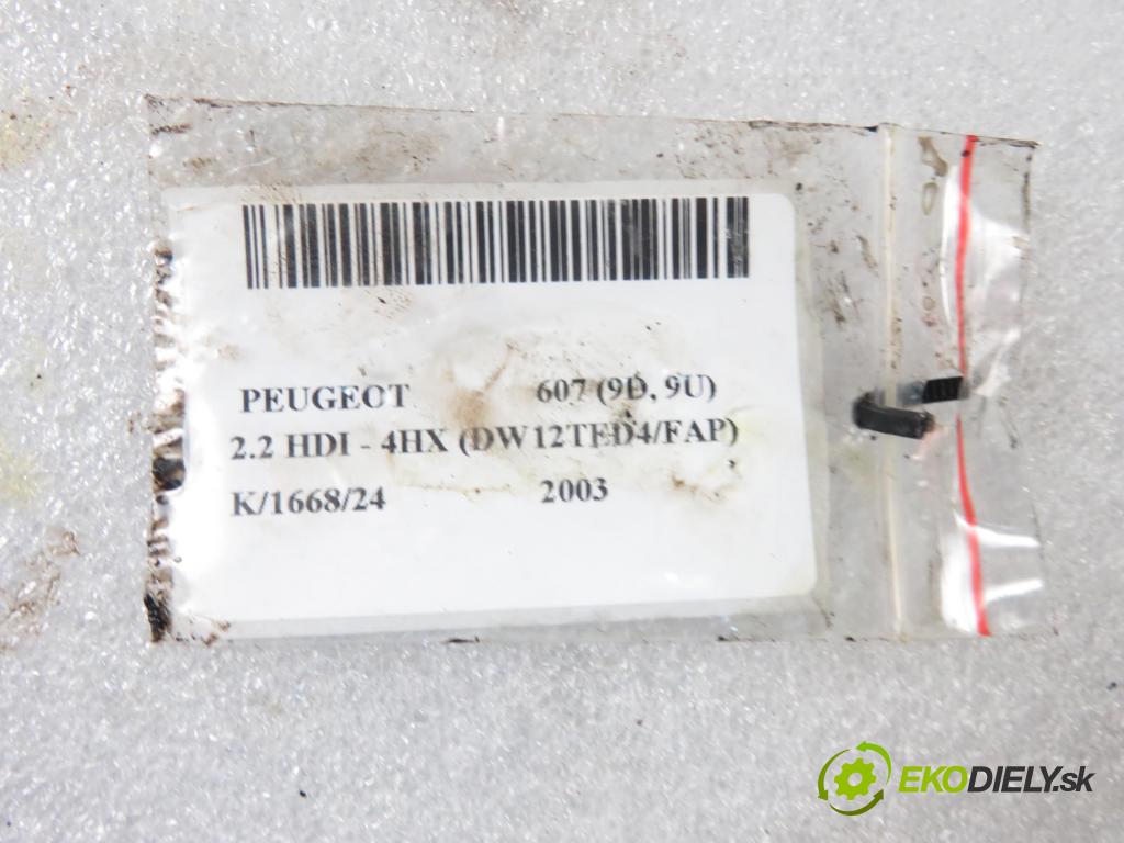 PEUGEOT 607 (9D, 9U) SEDAN 2003 98,00 2.2 HDI - 4HX (DW12TED4/FAP) 2179,00 vstrekovač 0445110036 (Vstrekovače)