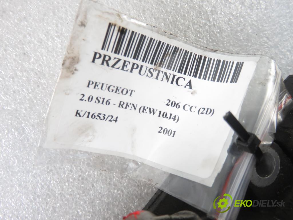 PEUGEOT 206 CC (2D) C/C 2001 100,00 2.0 S16 - RFN (EW10J4) 1997,00 Škrtiaca klapka 9642473280 (Škrtiace klapky)