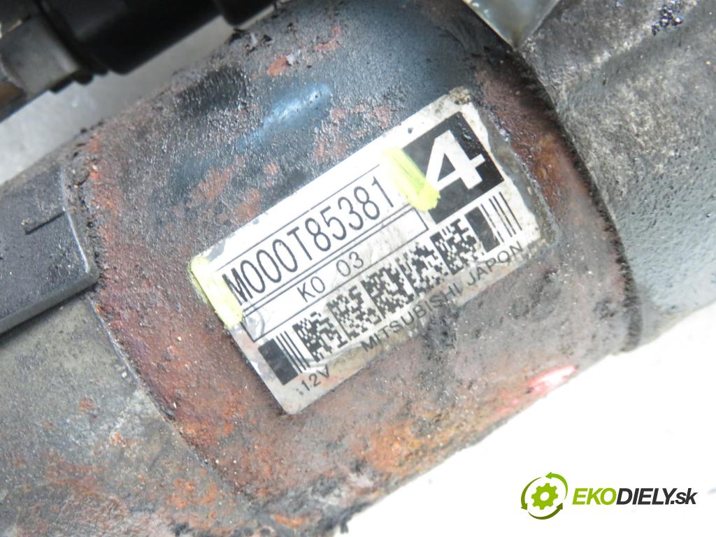 PEUGEOT 206 CC (2D) C/C 2001 100,00 2.0 S16 - RFN (EW10J4) 1997,00 Štartér M000T85381 (Štartéry)