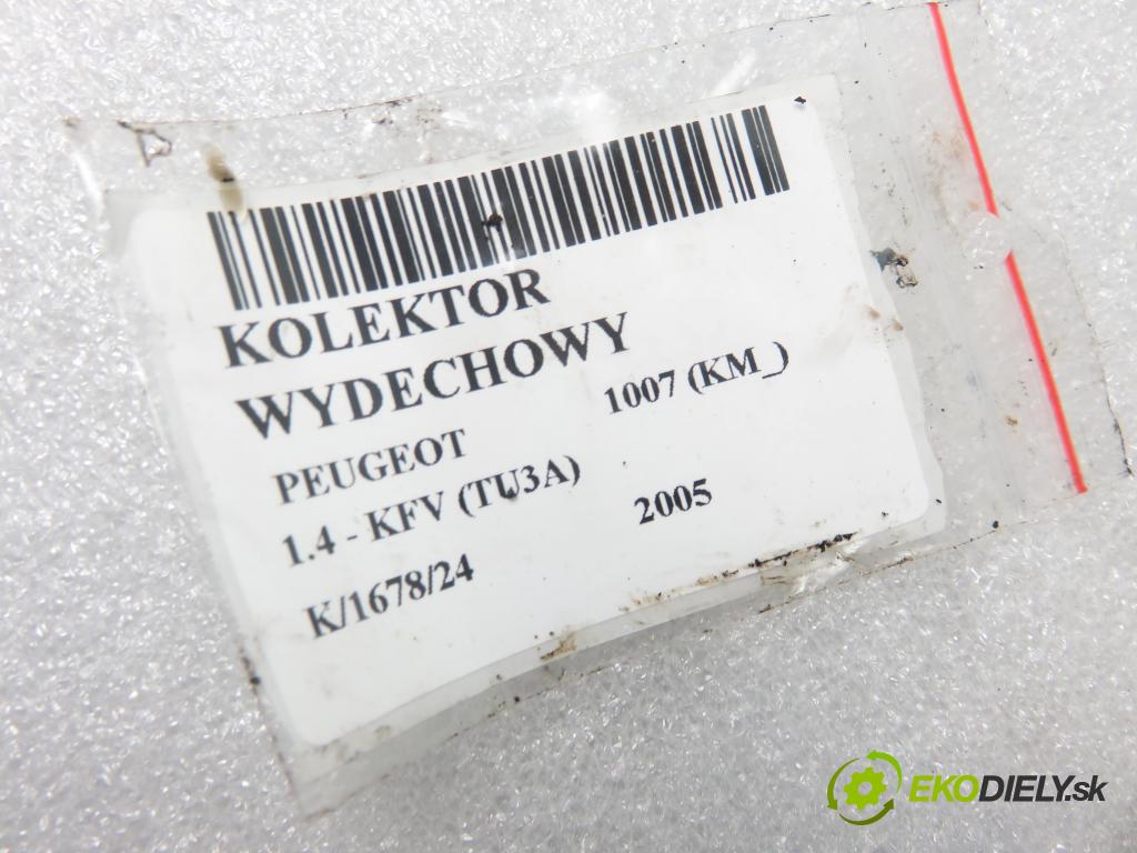 PEUGEOT 1007 (KM_) HB 2005 0,00 1.4 - KFV (TU3A) 1360,00 potrubí VYČERPAT:  (Výfukové potrubí)