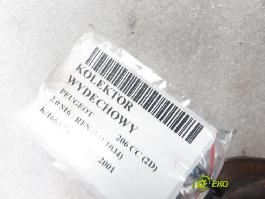 PEUGEOT 206 CC (2D) C/C 2001 100,00 2.0 S16 - RFN (EW10J4) 1997,00 potrubí VYČERPAT:  (Výfukové potrubí)