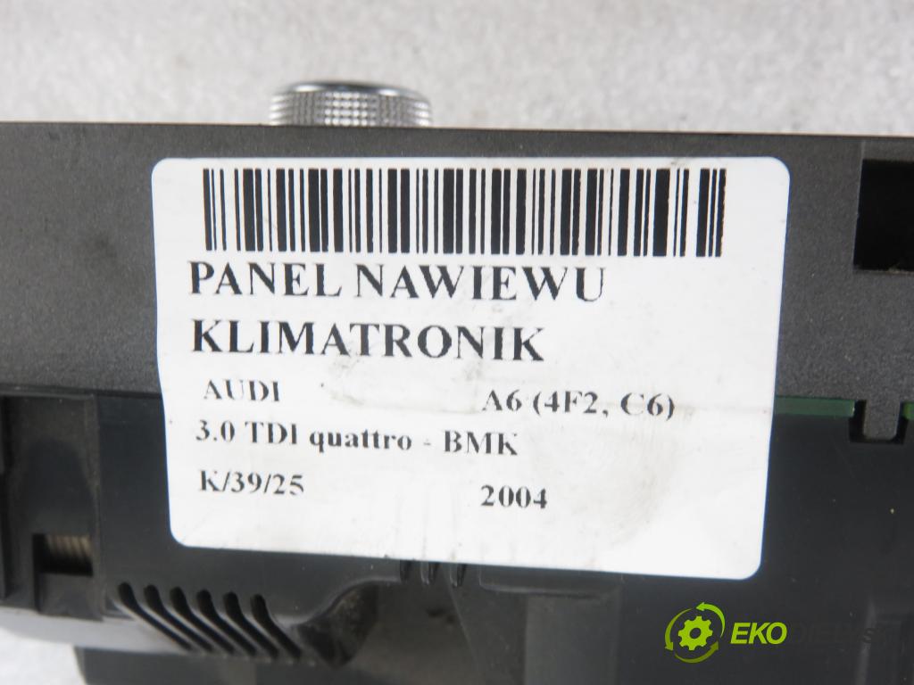 AUDI A6 (4F2, C6) SEDAN 2004 165,00 3.0 TDI quattro - BMK 2967,00 Panel kúrenia KLIMATRONIK 4F1820043J ; 4F0910043