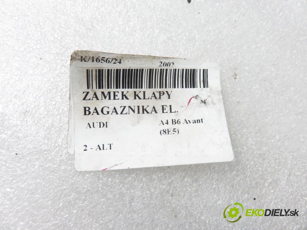 AUDI A4 Avant (8E5, B6) KOMBI 2002 96,00 2 - ALT 1984,00 zámok dveří kufr MAN: 4B9827505M