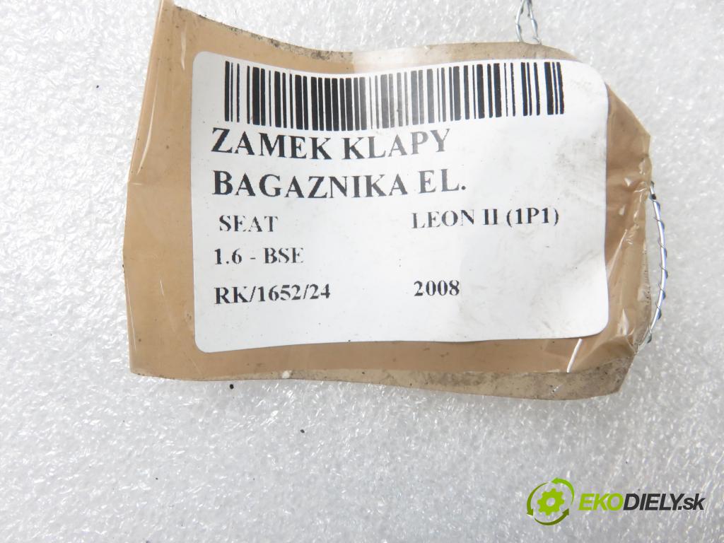 SEAT LEON (1P1) HB 2008 75,00 1.6 - BSE 1595,00 zámok dveří kufr EL. 1P0827505A