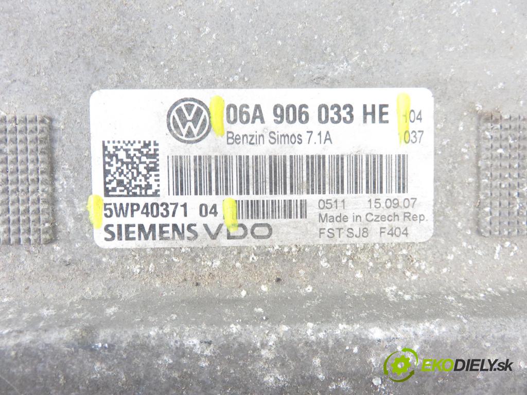 SEAT LEON (1P1) HB 2008 75,00 1.6 - BSE 1595,00 Riadiaca jednotka Motor 06A906033HE ; 5WP4037104