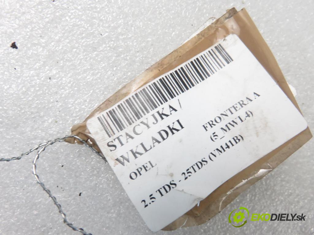 OPEL FRONTERA A (5_MWL4) TERENOWY 1997 85,00 2.5 TDS - 25TDS (VM41B) 2499,00 spinačka 337576 (Spínacie skrinky a kľúče)