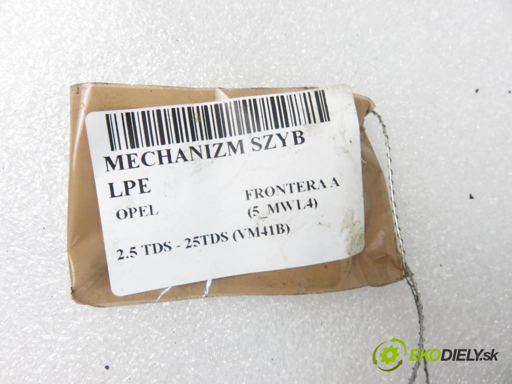 OPEL FRONTERA A (5_MWL4) TERENOWY 1997 85,00 2.5 TDS - 25TDS (VM41B) 2499,00 mechanismus oken