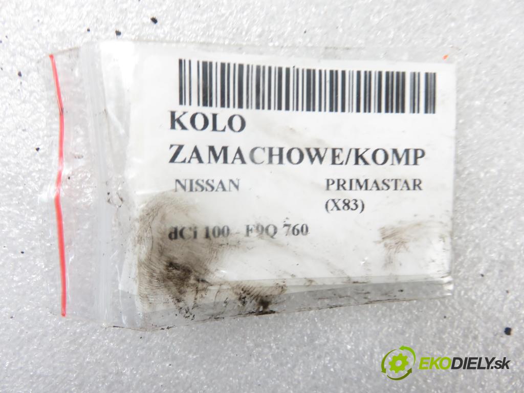 NISSAN PRIMASTAR Autobus (X83) BUS 2003 74,00 1.9 dCi 100 - F9Q 760 1870,00 Koleso zotrvačník 124043610 ; 324034410 ; 8200247241