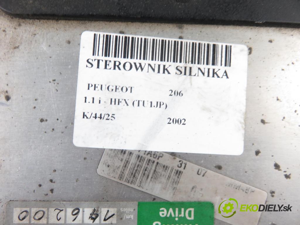 PEUGEOT 206 liftback (2A/C) HB 2002 440,00 1.1 i - HFX (TU1JP) 1124,00 řídící jednotka motora 9646569480 ; IAW48P276