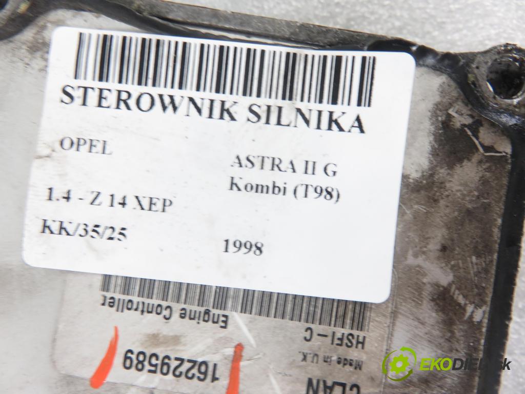 OPEL ASTRA G Kombi (T98) KOMBI 1998 66,00 1.4 - Z 14 XEP 1364,00 Riadiaca jednotka Motor 16229589